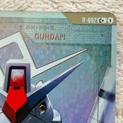Gundam card Game Resource Gundam RX-78 C+ Newtype Rising GD01 R-002 parallel - Image 3