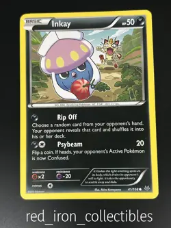 Inkay 41/108 Common Roaring Skies XY Pokemon Card NM - Image 1