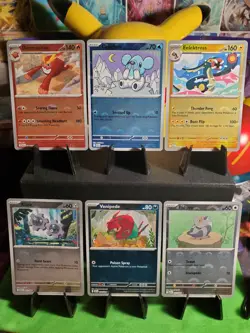 Pokemon TCG Black Bolt Pokeball Reverse Holo 6 Card Set 14,25,32,55,61,71/86 NM - Image 1