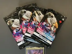 MTG Foundations Play Booster Pack Sealed Magic the Gathering Lot of 4 w/ Bonus - Image 2