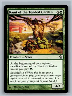 Magic MTG Saviors of Kamigawa Kami of the Tended Garden #134/165 TCG CCG - Image 1