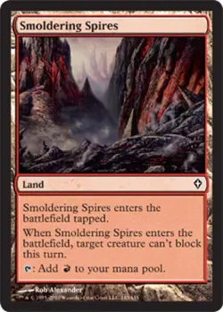 Smoldering Spires - Light Play MTG Worldwake - Image 1