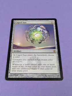 MTG Magic: New Phyrexia: Caged Sun #132/175 Rare - LP - Image 1