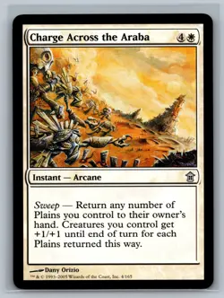 Magic MTG Saviors of Kamigawa Charge Across the Araba #4/165 TCG CCG - Image 1