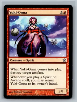 Magic MTG Saviors of Kamigawa Yuki-Onna #120/165 TCG CCG - Image 1