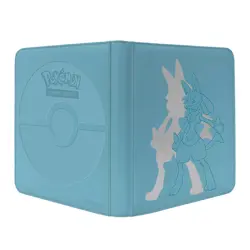 Pokemon Elite Series Lucario 12-Pocket Zippered PRO Binder, Blue - Image 1