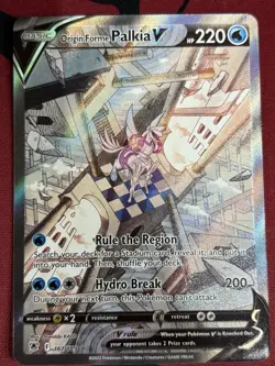 Origin Forme Palkia V 167/189 Alt Art Astral Radiance Pokemon Card NM - Image 1