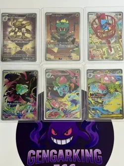 6 Card Pokemon Japanese AR M1S 071/063 M1L 064 065 068 069/063 Mega Card Set - Image 1