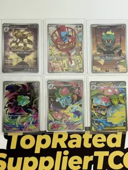 6 Card Pokemon Japanese AR M1S 071/063 M1L 064 065 068 069/063 Mega Card Set - Image 1