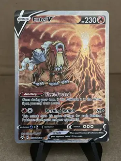 Pokemon TCG Entei V Ultra Rare GG36/GG70 Crown Zenith: Galarian Gallery - Image 1