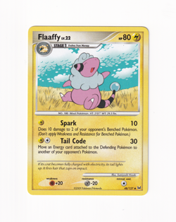 Flaaffy 48/127 Platinum Regular Non Holo Pokemon Card Moderately Played MP - Image 1