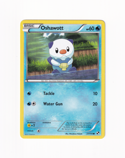 Oshawott 27/114 Black & White Regular Non Holo Pokemon Card Light Played LP - Image 1