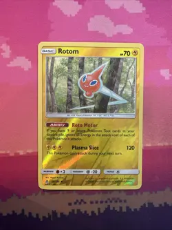 Pokemon Card Rotom Ultra Prism Reverse Holo 50/156 Near Mint - Image 1