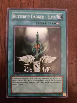 Butterfly Dagger - Elma yugioh 1ST ED. DCR-032 yu-gi-oh card DCR032 - Image 1