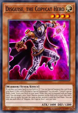 DOOD-EN081 - Disguise, the Copycat Hero Common YuGiOh 1st Ed - Image 1