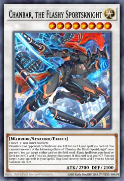 DOOD-EN083 - Chanbar, the Flashy Sportsknight Super Rare YuGiOh 1st Ed - Image 1