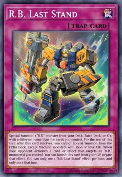 DOOD-EN095 - R.B. Last Stand Common YuGiOh 1st Ed - Image 1
