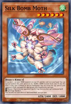 DOOD-EN088 - Silk Bomb Moth Common YuGiOh 1st Ed - Image 1