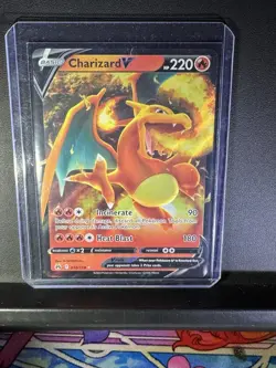 Pokemon TCG Charizard v Crown Zenith Holo Ultra Rare Card 018/159 NM/M Condition - Image 3