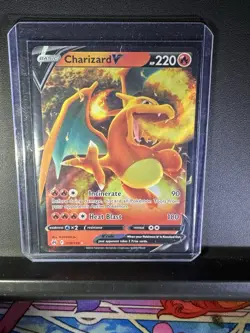 Pokemon TCG Charizard v Crown Zenith Holo Ultra Rare Card 018/159 NM/M Condition - Image 4