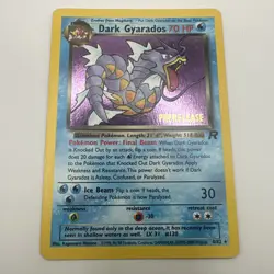 Dark Gyarados PreRelease 8/82 Promo Holo Team Rocket Pokemon Card - Image 2