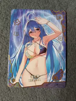 CCG WAIFU CARD MAIDEN PARTY GIRL PARTY UR-010 Helena Azur Lane - Image 1