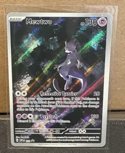 Mewtwo SVP052 Scarlet & Violet Promo Full Art Holo Card NM Condition 🔮 - Image 1