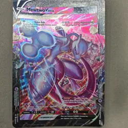 Pokemon Mewtwo V-Union Black Star Promo Jumbo Card. SWSH 161. Awesome Card. - Image 4
