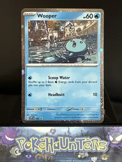 Pokemon Card Wooper SVP 155 Black Star Promo Holo Rare Near Mint - Image 1