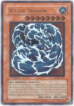 Yu-Gi-Oh Cards EEN-EN015 - WATER DRAGON (ultimate rare holo) *1st Edition* PL - Image 1