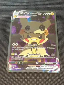 PIKACHU POKEMON MIMIKYU COSPLAY CARTE CARD NEW HOLO PRISM COLLECTION Foil Pika - Image 1