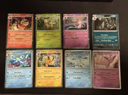 Prismatic Evolutions Costco 8 Mini Tin Cosmos Promo Cards SET - Image 1