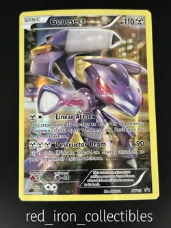 Genesect XY119 Full Art Black Star Promo XY Pokemon Card 2016 - Image 1