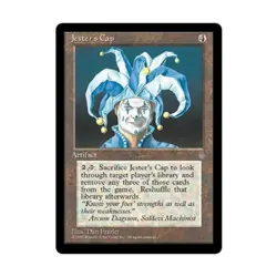 WOTC MtG Ice Age Jester's Cap (R) NM - Image 1