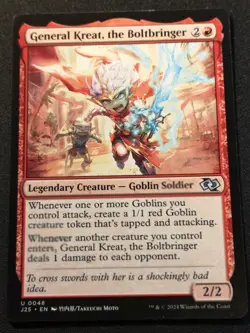 General Kreat, The Boltbringer - J25 - MTG - EN - NM - 0048 - Image 1