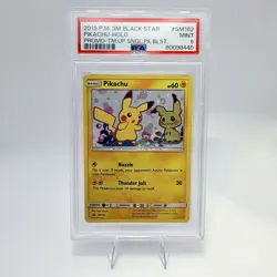 2019 Pikachu SM162 Black Star Promo Pokemon PSA 9 - Image 1