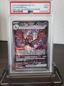 Pokemon TCG Charizard EX Paldean Fates 234/091 PSA9 - Image 1