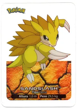 SANDSLASH #028 LAMINCARD COLECCION POKEMON LAMINCARDS 2005 EDIBAS (USADA) - Image 1