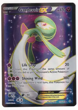 Pokemon Gardevoir EX Primal Clash Holo Rare Full Art 155/160 LP - Image 1