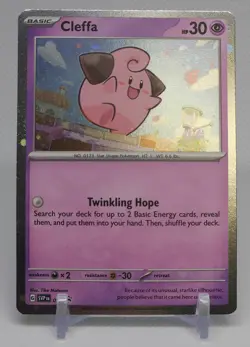 Cleffa SVP 095 PROMO BLACK STAR COSMOS HOLO Pokemon TCG 🌟 2024 - Image 1