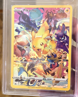 Pokemon TCG Pikachu Crown Zenith 160/159 Holo Secret Rare ace 8 - Image 3