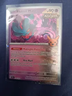 2024 Pokemon Trick or Trade Flutter Mane holo card TEF078/162 - Image 1