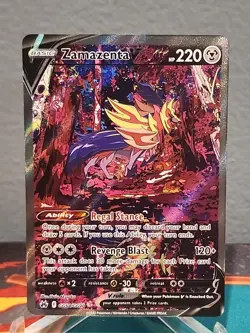 Zamazenta V GG54/GG70 Galarian Gallery Pokemon Card Crown Zenith - Image 1