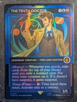The Tenth Doctor - Foil Showcase - UB: Doctor Who (MTG) - Image 1