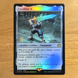 Excalibur II - Pre-release Foil Stamped Promo - Final Fantasy MTG - Image 1