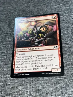 MTG DFT: Goblin Surveyor Creature Common Non Foil 0131 Aetherdrift - Image 1