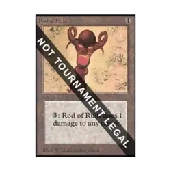 WOTC MtG Collector's Ed Rod of Ruin (CE) (U) NM - Image 1