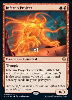 MTG Commander 2021 C21 Inferno Project MINT - Image 1