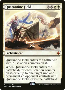 MTG Battle for Zendikar BFZ Quarantine Field NM - Image 1