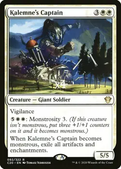 MTG Commander 2020 C20 Kalemne's Captain MINT - Image 1